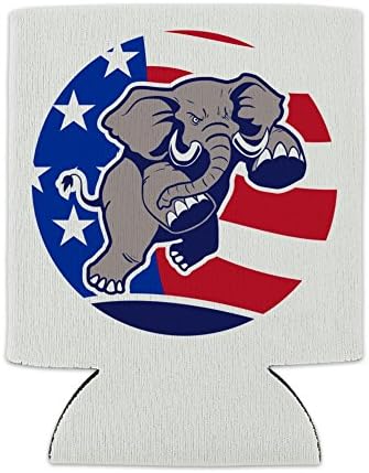 Bijesni republikanski slon politika GOP američka zastava može hladiti - pij zagrljaj rukav zagrljaj koji se može srušiti