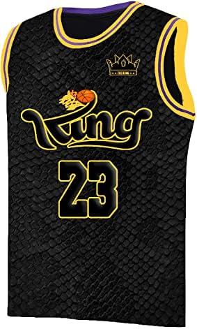 Azenka Košarkaški kralj obožavatelji 23 Odjeća za mlade i djecu Unisex Jersey-hip Hop za stranku dres s kratkim