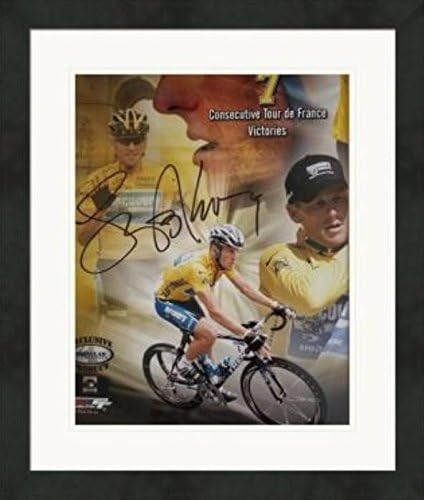 Lance Armstrong Autographed 8x10 Foto Matted Framed 1 - Sportske fotografije s autogramima
