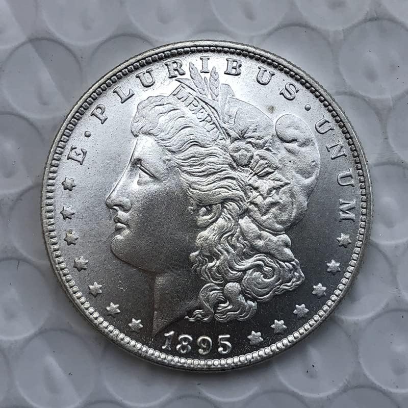 1895o izdanje American Morgan Coin Silver Dollar Mesing Silver-Usver Antique Hendicraft inozemni komemorativni kovanice