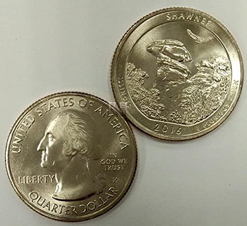 Nacionalni park US COIN 31. P Verzija 25 centi Coin Illinois USA USCOIN Zbirka Komemorativna kovanica