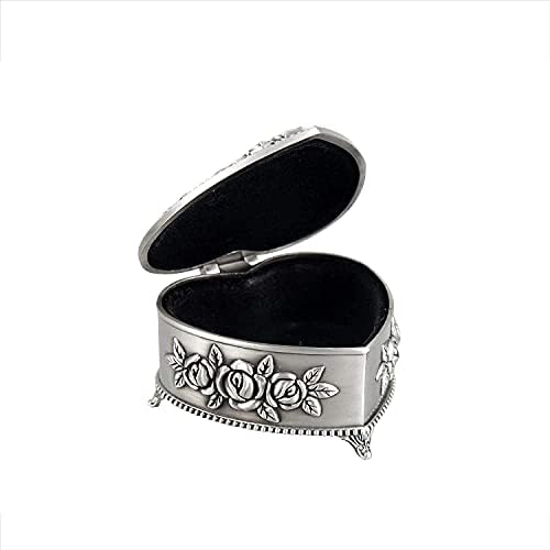 Haokttsb kutije za nakit mala kutija za sitnicu vintage oblik nakita kutija za prstenaste naušnice o ogrlicama ordinacija