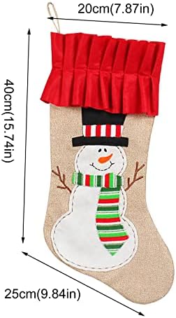 Pokloni za slatkiše čarape Personalizirani kamin čarapa plišani božićni ukrasi za dom i pribor za zabavu za djecu Obiteljski