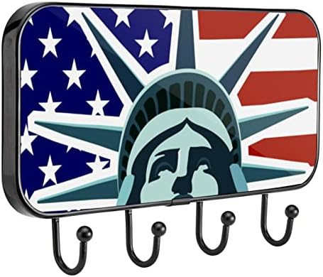 Guerotkr kuke za vješanje, ljepljive kuke, zidne kuke za vješanje, dobrodošli američki status za zastavu uzorka slobode
