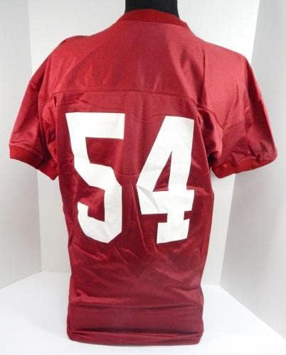 1997. San Francisco 49ers 54 Igra izdana crvena praksa Jersey 50 729 - Nepotpisana NFL igra korištena dresova