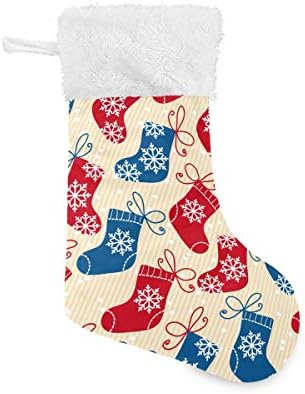 Alaza božićne čarape božićna čarapa klasična personalizirana velika čarapa ukrasa za obiteljsku prazničnu sezonu dekor 1