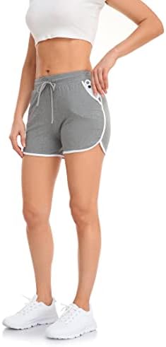 Zenex 4 spakira ženske sportske kratke hlače s džepovima i kratkim kratkim kratkim hlačama u teretani