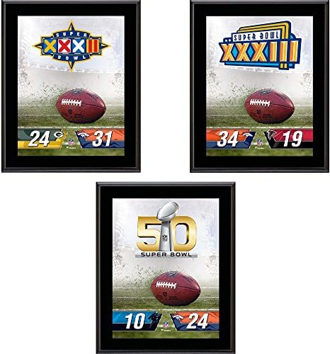Set sublimiranih ploča prvaka Superkupa Denver Broncos 10,5 KH 13 - NFL timski natpisi i kolaži