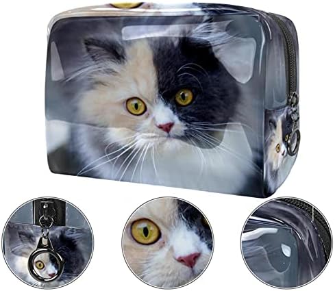 Slatka mačka kozmetička torba za žene Slatka modna torbica vodootporna šminkanje vrećica Prostrana toaletna toaletna torbica