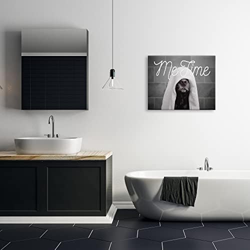 Stupell industrije mi vrijeme portret kupaonice za kućne ljubimce, dizajn Adobe Stock