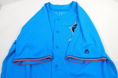 Miami Marlins Jones 43 Igra je koristila Blue Jersey 46 DP22272 - Igra korištena MLB dresova