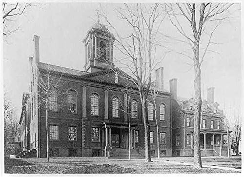 PovijesneFindings Foto: Morris County, Court House, Morristown, New Jersey, NJ, C1895, vanjski ulaz