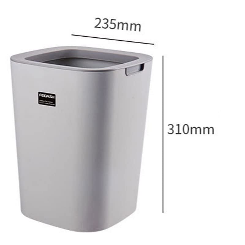 Xbwei jednostavna plastična kanta za smeće u uredu kupaonica kuhinja smeće za smeće za spavaće sobe smeće tlak tlaka za otpad