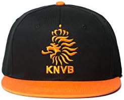 Fan tinta Nizozemska KNVB Službeno licencirani Snapback šešir crna/narančasta